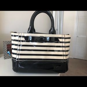 Kate Spade cream and black handbag